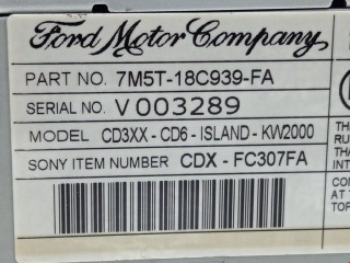 Магнитола, ориг. номер KW2000, 8V4T18C815AE, Ford Focus 2004-2008
