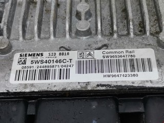 Блок управления двигателем, ориг. номер 9653647780, 5WS40146C, Citroen Berlingo 2004-2013