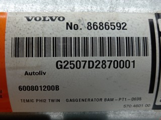 Подушка безопасности пассажира, ориг. номер 8686592, 600801200B, Volvo XC90 2002-2006