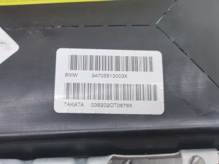 Подушка безопасности боковая (в дверь), ориг. номер 72127055130, 34705513003X, BMW 3 E46 1997-2003