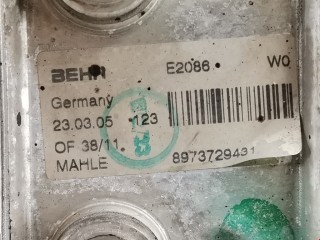 Теплообменник масляного фильтра, ориг. номер 97373774, 8973729431, Opel Astra 1998-2009