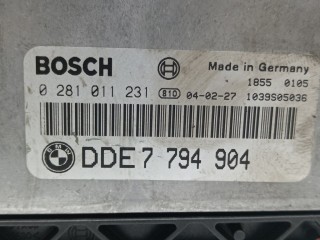 Блок управления двигателем, ориг. номер 13617809329, 0281011231, BMW 7 E65/E66 2001-2005