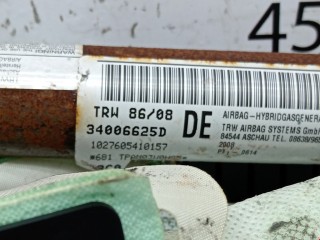 Подушка безопасности боковая (шторка), ориг. номер 3C0880742D, 34006625D, Volkswagen Passat 2005-2010