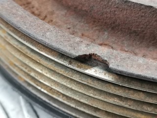 Шкив коленвала, ориг. номер 3554184, 8200386451, Renault Laguna 2001-2005