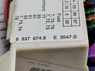 Блок реле, ориг. номер 61138384527, 6937674, BMW X5 E53 2003-2006