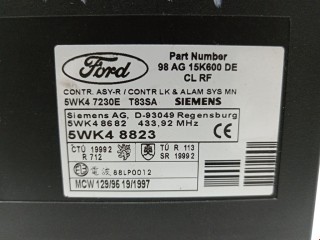 Блок комфорта, ориг. номер 98AG15K600DB, 5WK47230E, Ford Focus 1998-2001