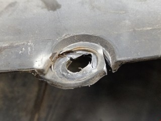 Клык бампера задний левый, ориг. номер 1300181601, 1300181604, Citroen Jumper 1994-2002