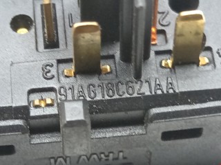 Кнопка подогрева заднего стекла, ориг. номер 91AG18C621AA, Ford Scorpio 1992-1994