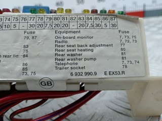 Блок реле, ориг. номер 61138383720, 6932990, BMW X5 E53 1999-2003