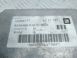 Блок управления двигателем, ориг. номер 16268377, 6237797, Opel Astra 1994-2002