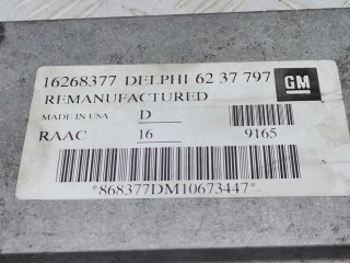Блок управления двигателем, ориг. номер 16268377, 6237797, Opel Astra 1994-2002