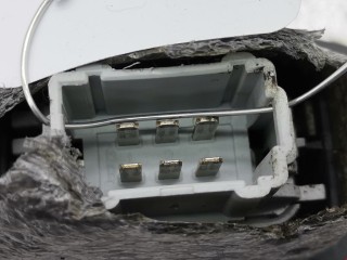 Кнопка стеклоподъемника, ориг. номер 156013740, 8200315029, Renault Scenic 2003-2006