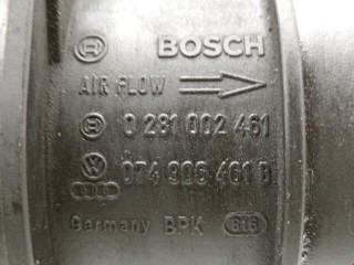 Расходомер воздуха, ориг. номер 074906461B, 0281002461, Volkswagen Touareg 2002-2007