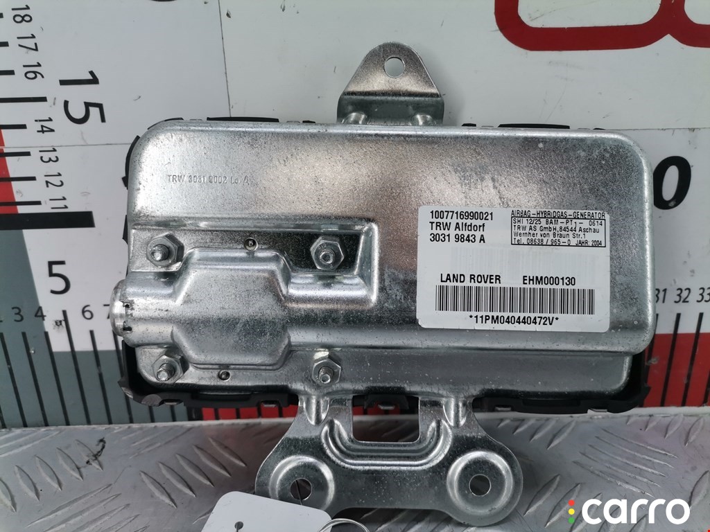 Подушка безопасности боковая (в дверь) Land Rover Range Rover 2002-2005, внедорожник 5 дв., левый руль, 30319843A, фото 2