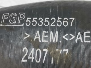Патрубок интеркулера, ориг. номер 55352017, 55352567, Opel Vectra 2005-2008