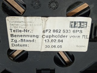 Подстаканник, ориг. номер 4F2862533A, Audi A6 2001-2005