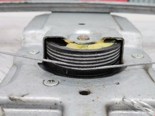 Стеклоподъемник электрический задний левый, ориг. номер 9223A0, 9647444380, Peugeot 307 2001-2005