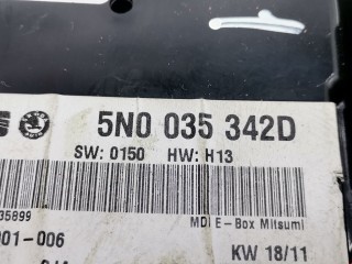 Блок мультимедиа, ориг. номер 5N0035342D, Volkswagen Polo 2009-2014
