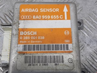 Блок AirBag, ориг. номер 8A0959655C, 0285001038, Audi Coupe(Cabriolet B4) 1991-2000
