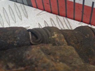 Суппорт передний левый, ориг. номер 410119220R, Renault Master 2014-2020