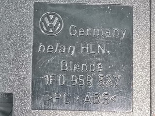 Кнопка открывания люка, ориг. номер 1F0959527, 1T0959833A, Volkswagen Touran 2006-2010