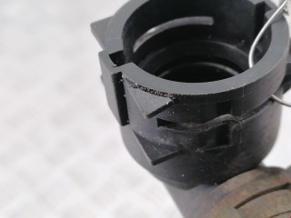 Патрубок отопителя (печки), ориг. номер 1K0122073GF, Volkswagen Golf 2008-2012