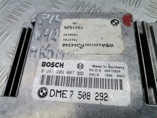 Блок управления двигателем, ориг. номер 0261209007, 12147525326, BMW 3 E46 2001-2006