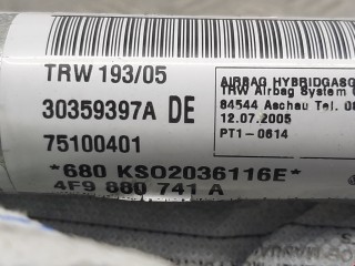 Подушка безопасности боковая (шторка), ориг. номер 4F9880741A, 30359397A, Audi A6 2001-2005