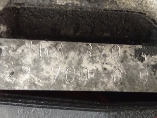 КПП автоматическая (АКПП), ориг. номер 722700, A1683704400, Mercedes A W168 2001-2004