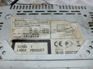 Магнитола, ориг. номер CDXGT210, Mitsubishi L200 1996-2005