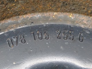 Шкив коленвала, ориг. номер 078105255G, Audi A6 1997-2001