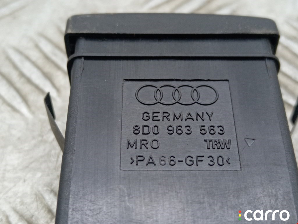 8D0963563, 4D0963563B Кнопка подогрева сидений Audi A4 1997г. - фото №4