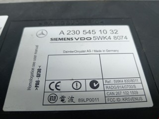 Блок управления центральным замком, ориг. номер A2305451032, 5WK48074, Mercedes S W220 1998-2002
