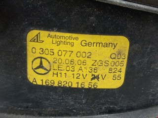 Фара противотуманная правая, ориг. номер A1698201656, 0305077002, Mercedes ML W164 2005-2008
