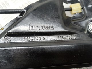 Стеклоподъемник электрический задний левый, ориг. номер 51357184745, 7184743, BMW 5 E60/E61 2002-2007