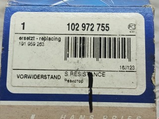 Сопротивление печки, ориг. номер 191959263, 102972755, Volkswagen Jetta 2 1987-1992