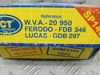 Тормозные колодки, ориг. номер 5892309, GDB297, Fiat Panda 1981-2003