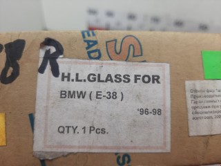 Стекло фары правой, ориг. номер 9388R, BMW 7 E38 1994-1998