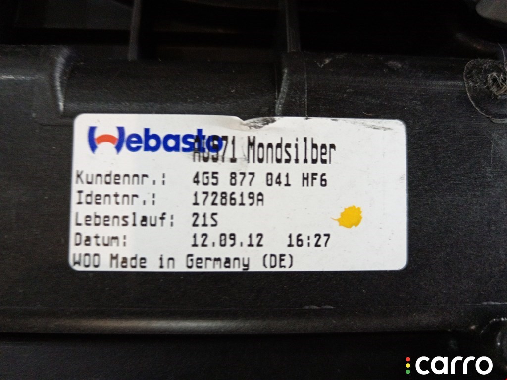 Люк Audi A6 2011-2014, седан, 4G5877041, фото 6