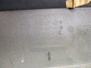 Бампер задний, ориг. номер 7N0807421B, 7N0807417B, Volkswagen Sharan 2010-2015