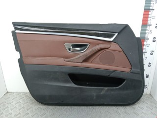 Обшивка двери передней левой (дверная карта) BMW 5 F10/F11/GT F07 2009-2013, седан, левый руль, 51417273363