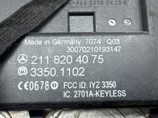 Блок управления бесключевым доступом, ориг. номер A2118204075, 33501102, Mercedes E W211 2002-2006