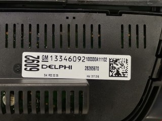 Панель (блок) управления магнитолой, ориг. номер 13346043, 28267445, Opel Meriva 2006-2010
