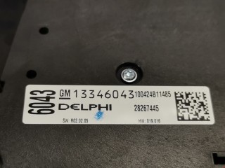 Панель (блок) управления магнитолой, ориг. номер 13346043, 28267445, Opel Meriva 2006-2010