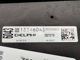 Панель (блок) управления магнитолой, ориг. номер 13346043, 28273779, Opel Meriva 2010-2014