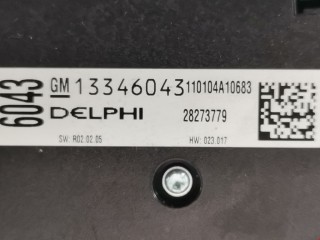 Панель (блок) управления магнитолой, ориг. номер 13346043, 28273779, Opel Meriva 2010-2014