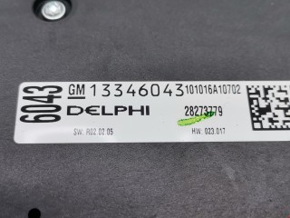 Панель (блок) управления магнитолой, ориг. номер 13346043, 28273779, Opel Meriva 2006-2010