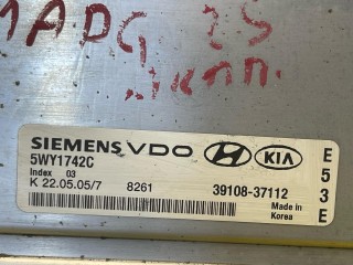 блок управления двигателем, ориг. номер 39108-37112, Kia Magentis 1 поколение [рестайлинг] 2003-2006