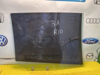 стекло двери задней левой, ориг. номер 43R-000381, E000008, DOT-748M32AS-2, Kia Rio 1 поколение [рестайлинг] 2002-2005