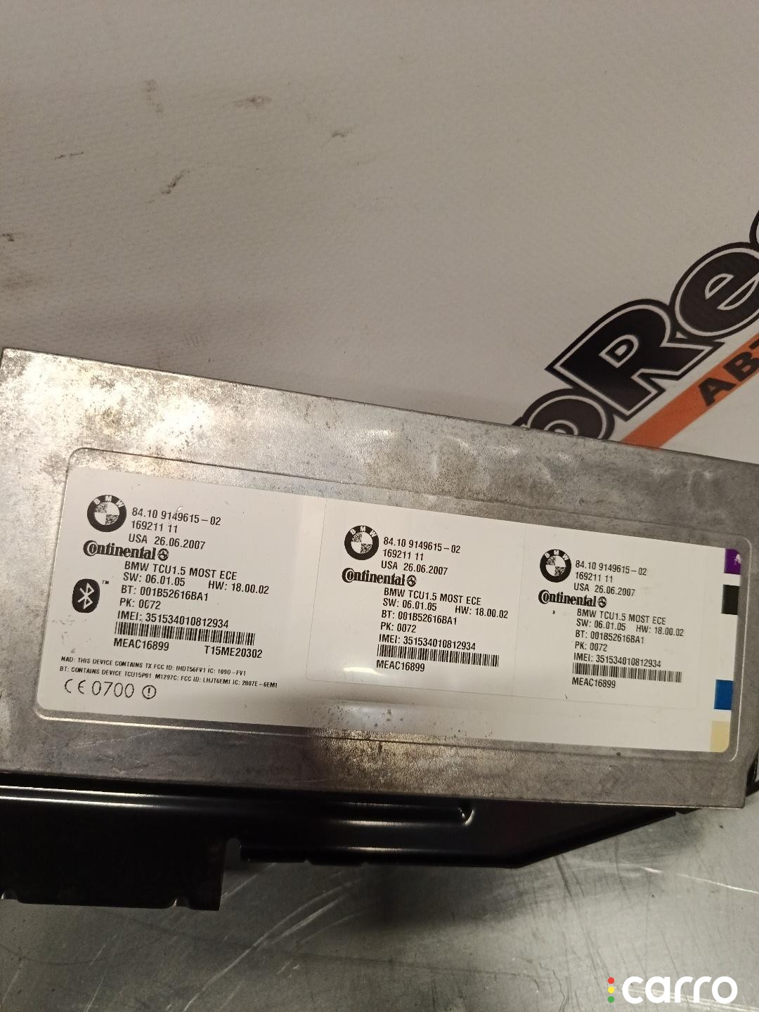 блок Bluetooth BMW X5 E70 2006-2010, фото 2